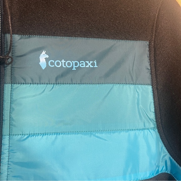 NWOT Cotopaxi Womens Blue Black and Teal Teca Fleece Full Zip Jacket Outdoorsy M - Picture 7 of 13